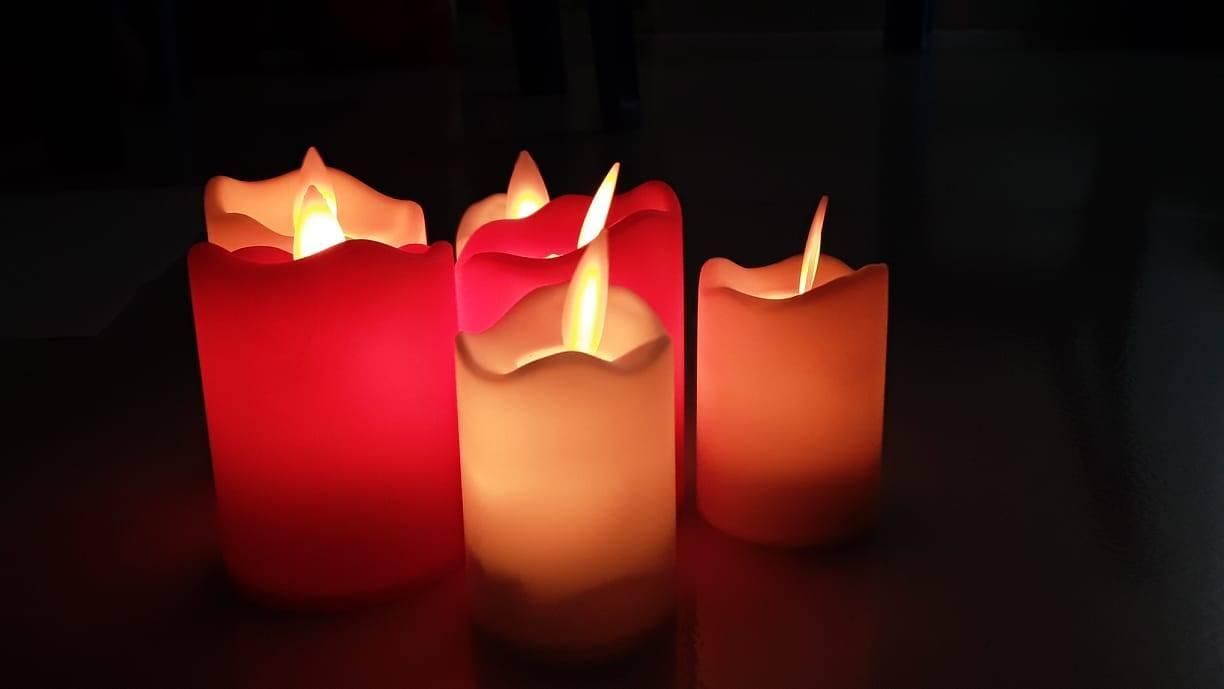 LED tea Candle Light- 4 Pcs