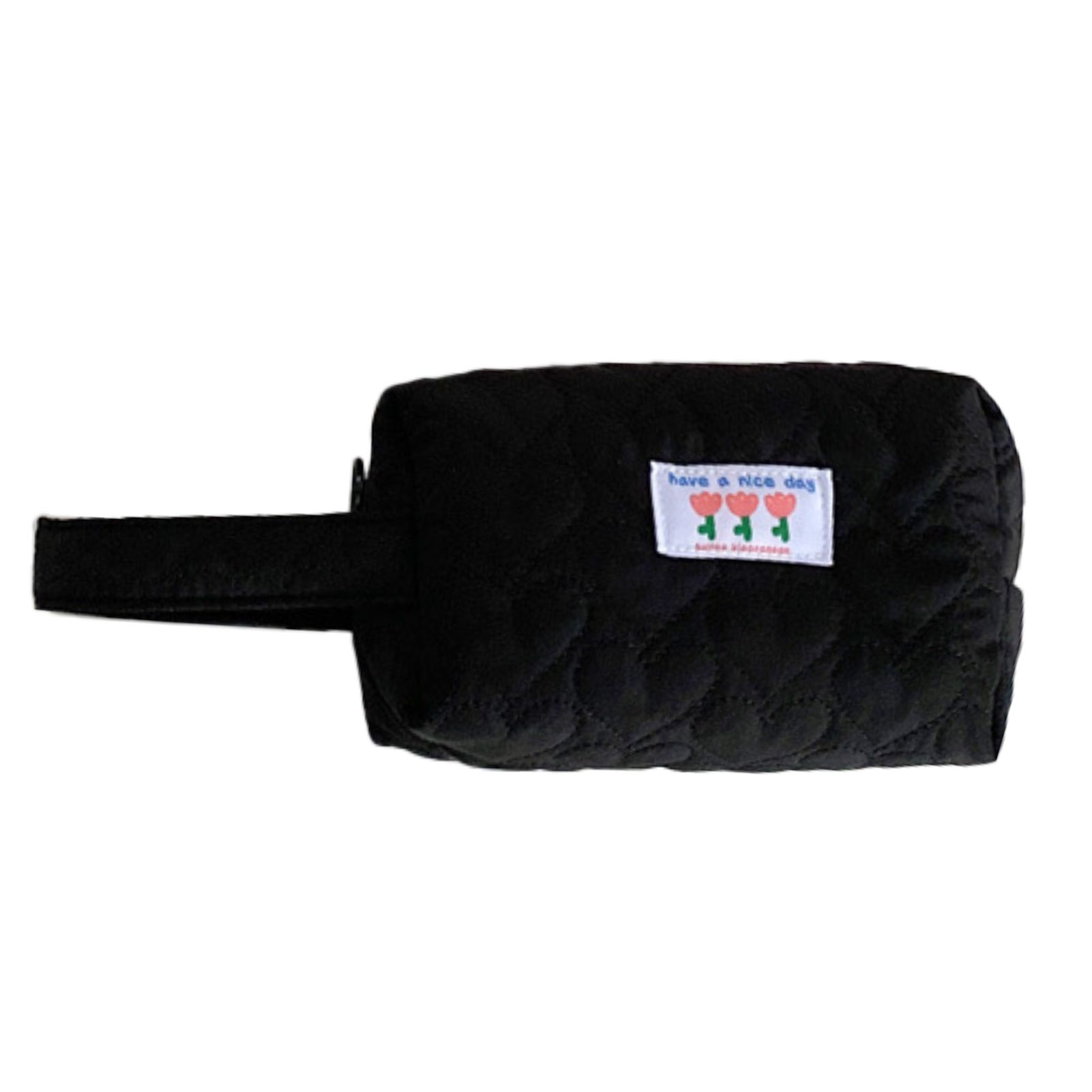 Pencil Bag Smooth Metal Zipper Makeup Cosmetic Pencil Pouch
