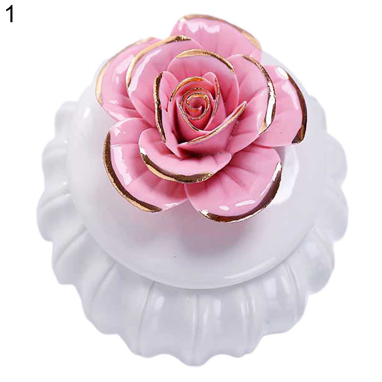 Jewelry Storage Jar Nordic Style Portable Hand-made Exquisite Ceramic Jars