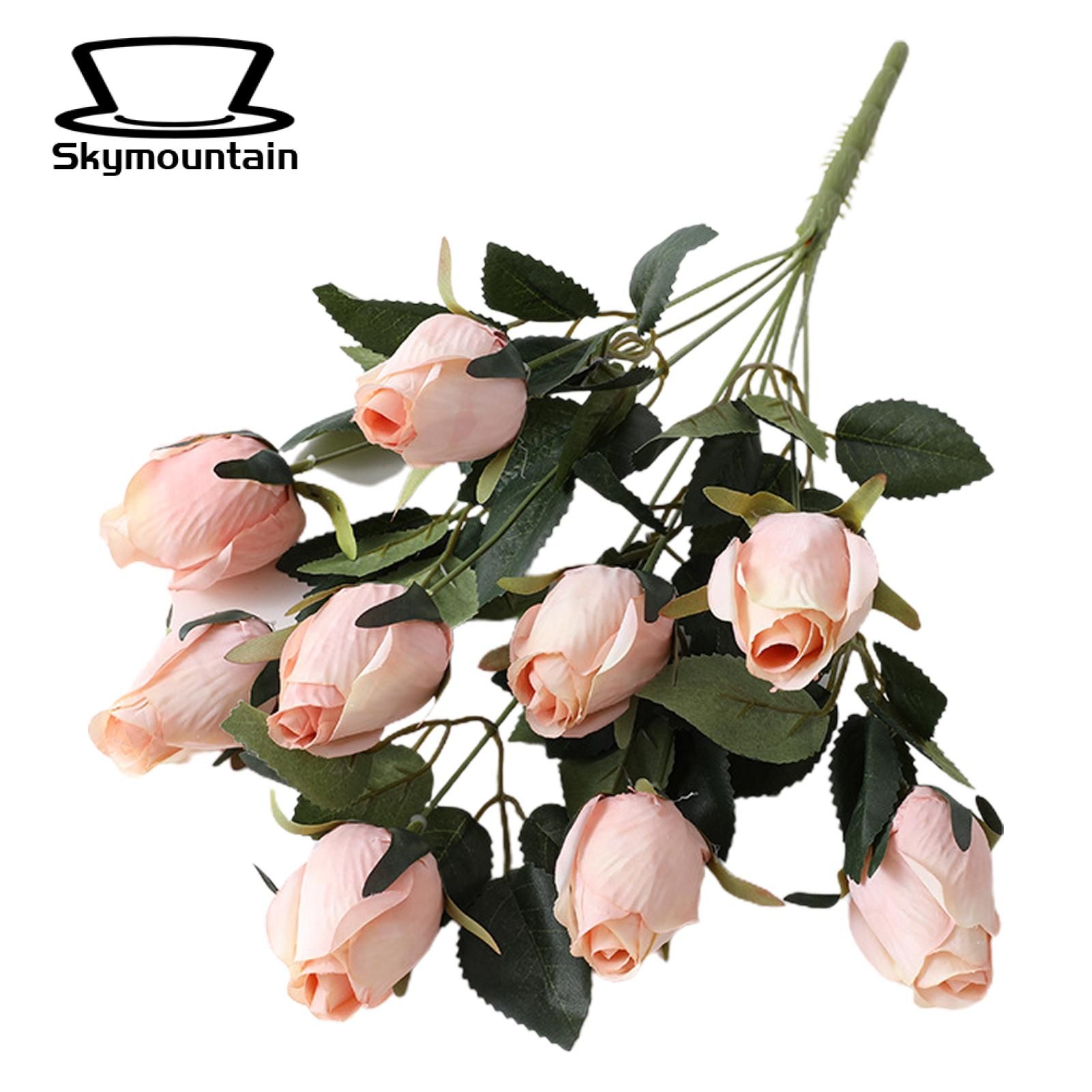 Artificial Rose Flower Long-lasting Easy Care Simulation Flower