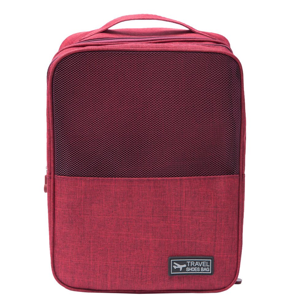 Waterproof Oxford Double Layer 3Pockets Shoes Storage Bag