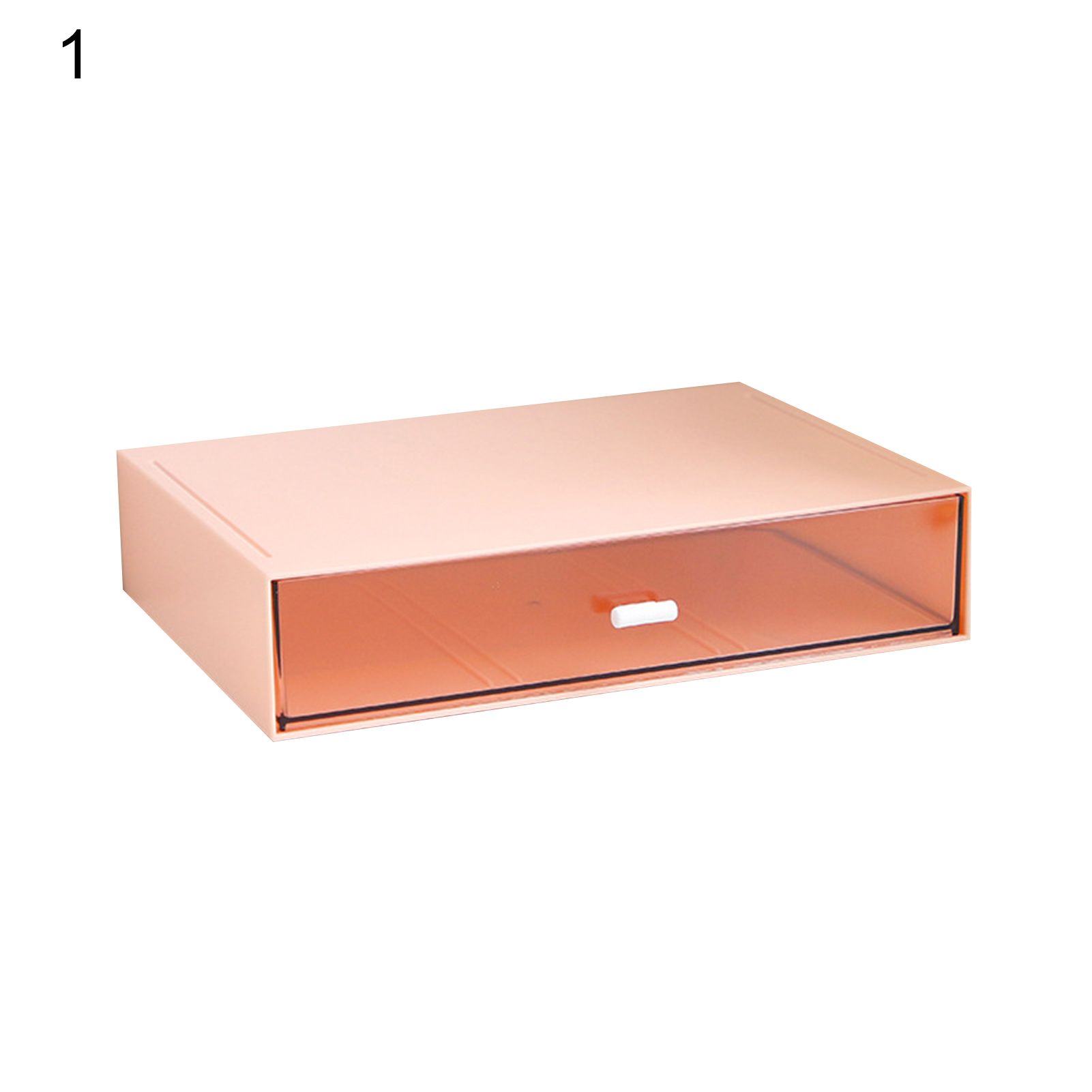 OIMG Organizer Box Drawer Type Large Capacity 3 Colors Multi-Function Desktop Office School Storage Case For Household