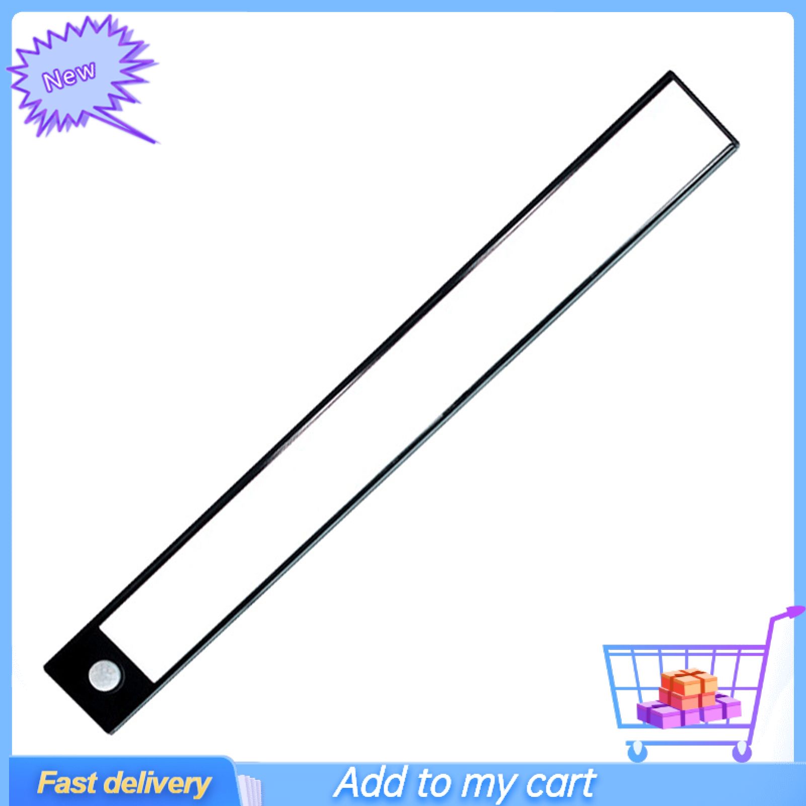 Under Cabinet Lights Stepless Dimming Wireless Ultra Thin Stick on Magnet Night Light for Indoor Cupboard