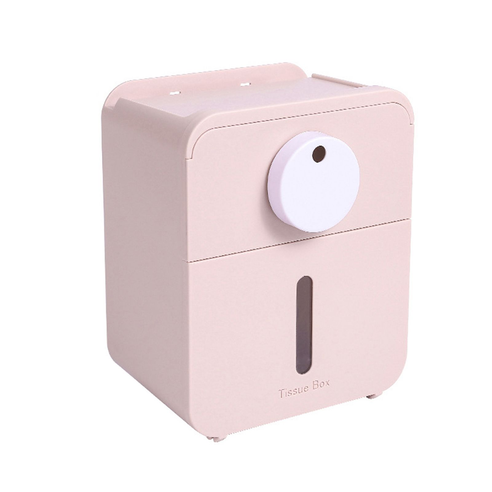 Tissue Case Round Edge Plastic Shower Fial Tissue Holder