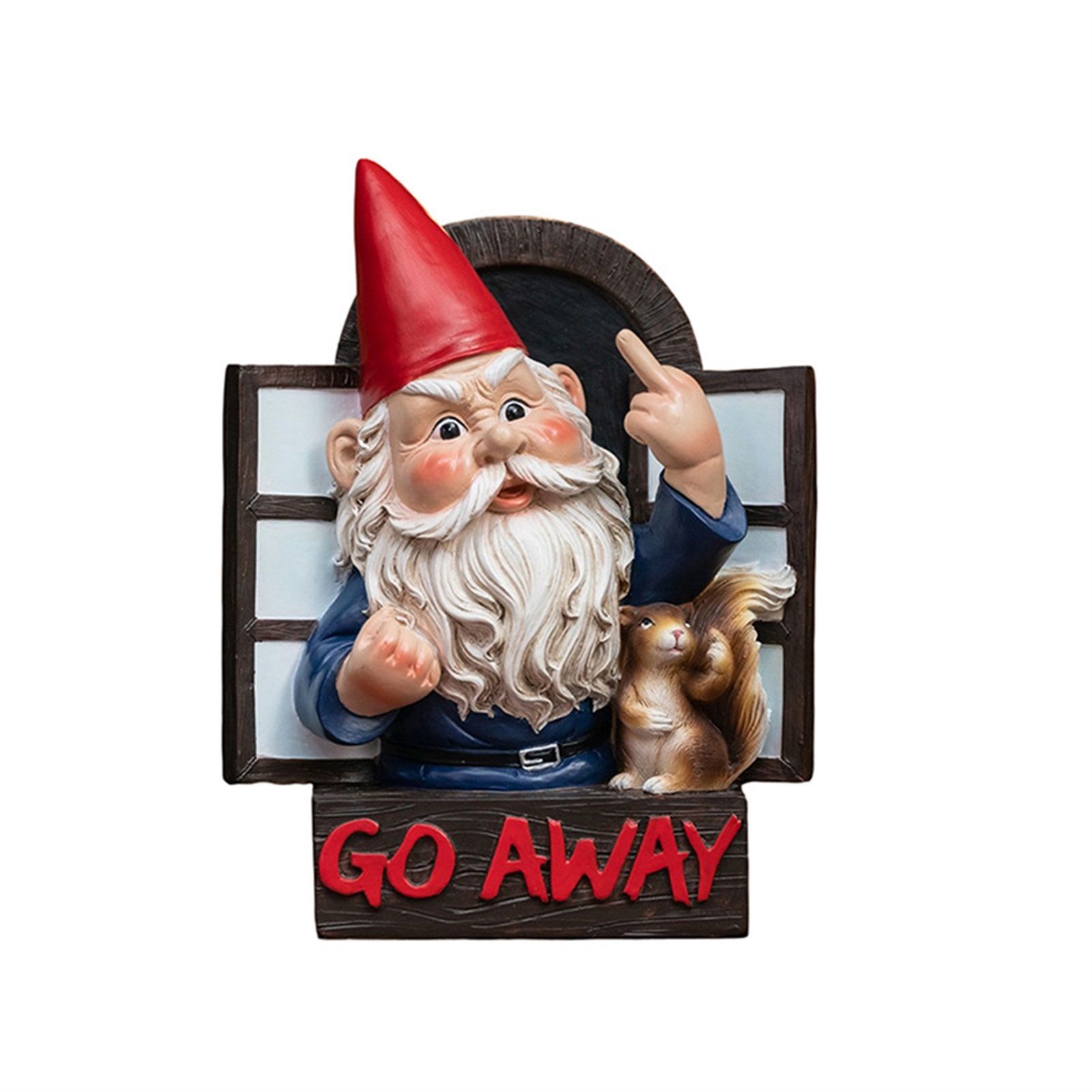 Gnome Decoration Breathtaking Vivid Appearance Go Away Gnome Decoration