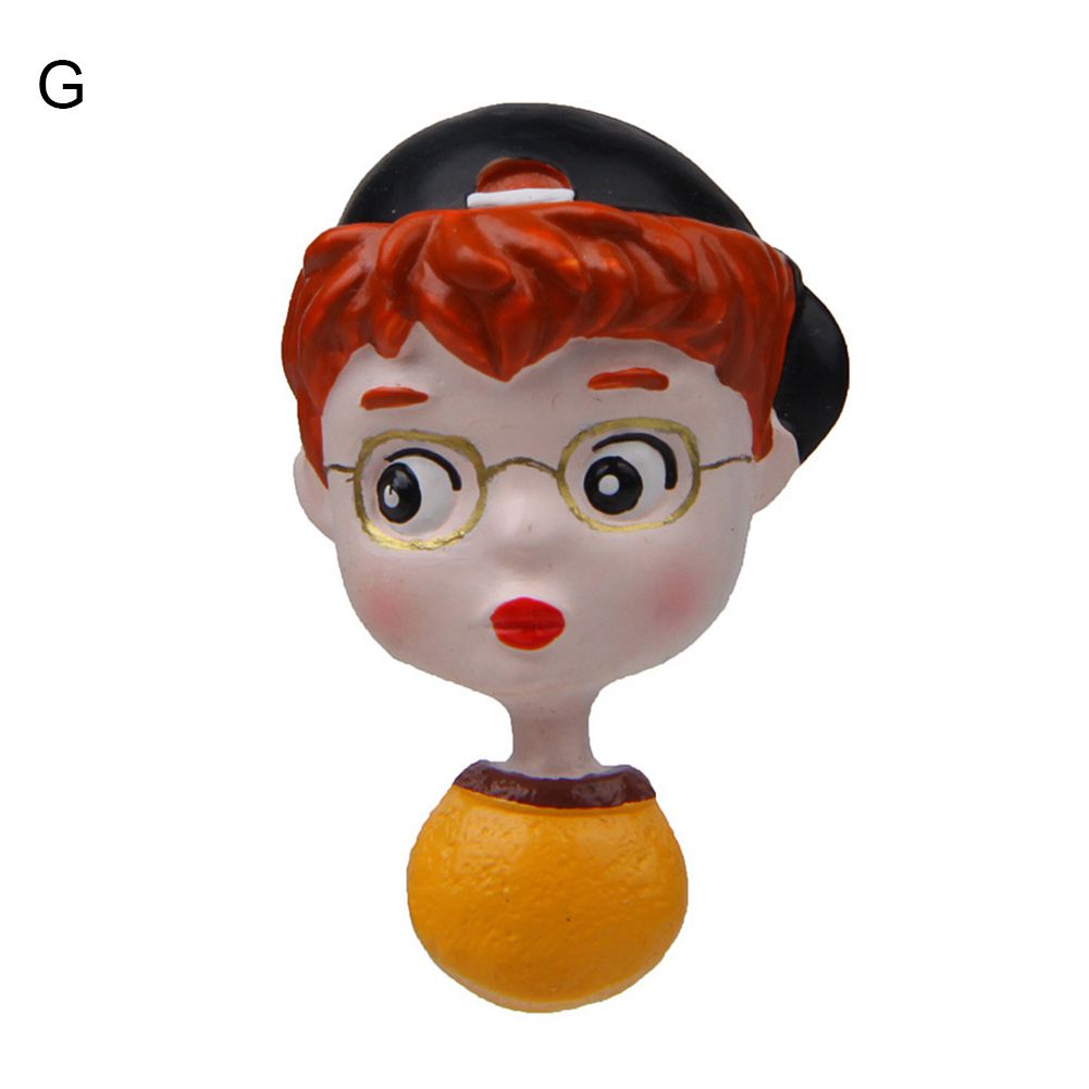 Fashion Boy Girl Refrigerator Magnetic Sticker Resin Fridge Phone Cover Decor