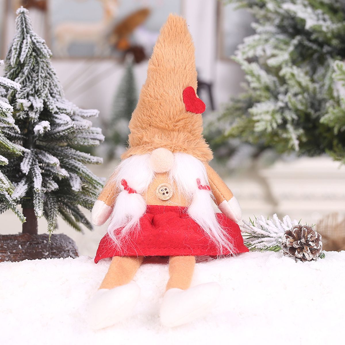 Pick for you  Santa Claus Christmas Pendant Doll Ornament Home Desktop Decoration Toys Gift