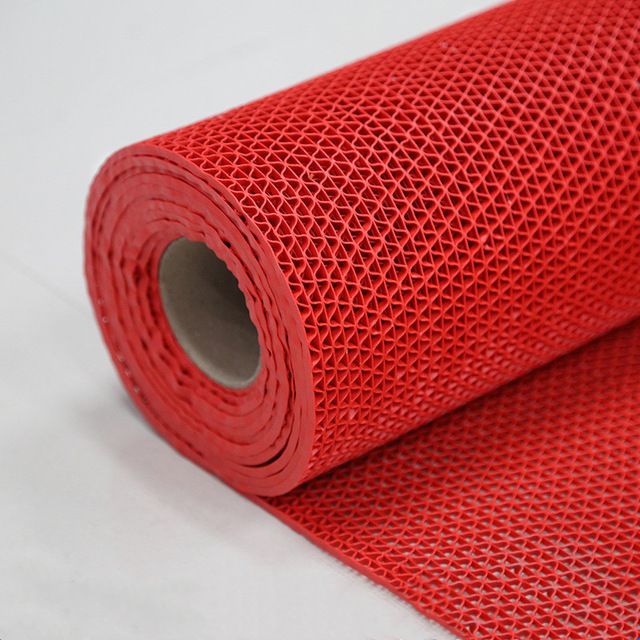Polyvinyl Chloride-PVC Anti/Non Slip Floor Net Mat (3 x 3) Ft/(36 x 36) Inch, Anti-Fatigue (PVC) Plastic Door Mat, Waterproof & Hard Rubber Plastic Floor/Door Mat