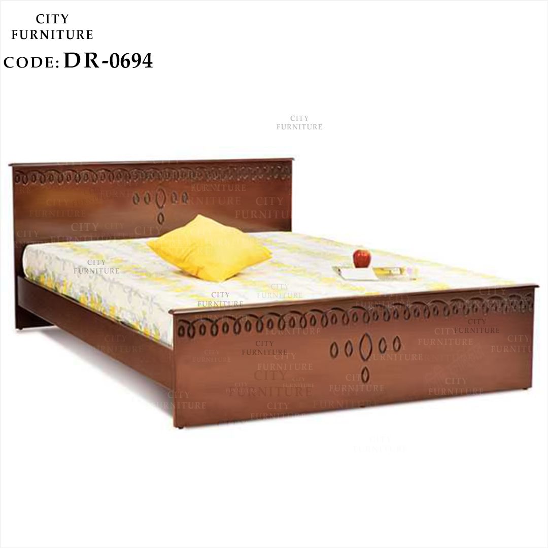 B-0694 Diamond Double Bed (5/7feet) City Furniture