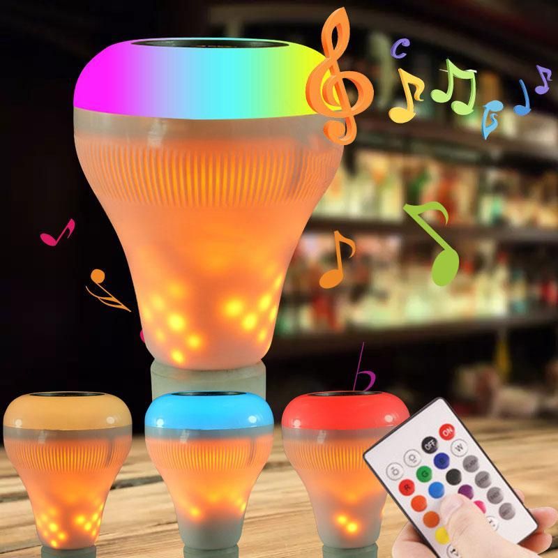 Musical flame light Bluetooth music bulb