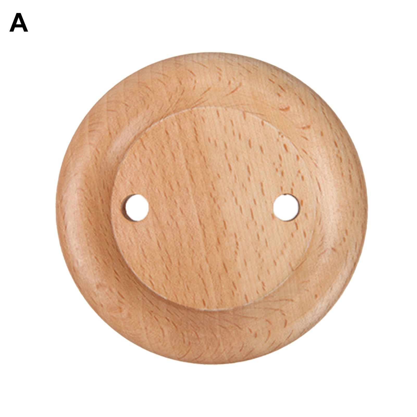 Storage Hook Natural Smooth Surface Round Coat Towel Wall Hooks
