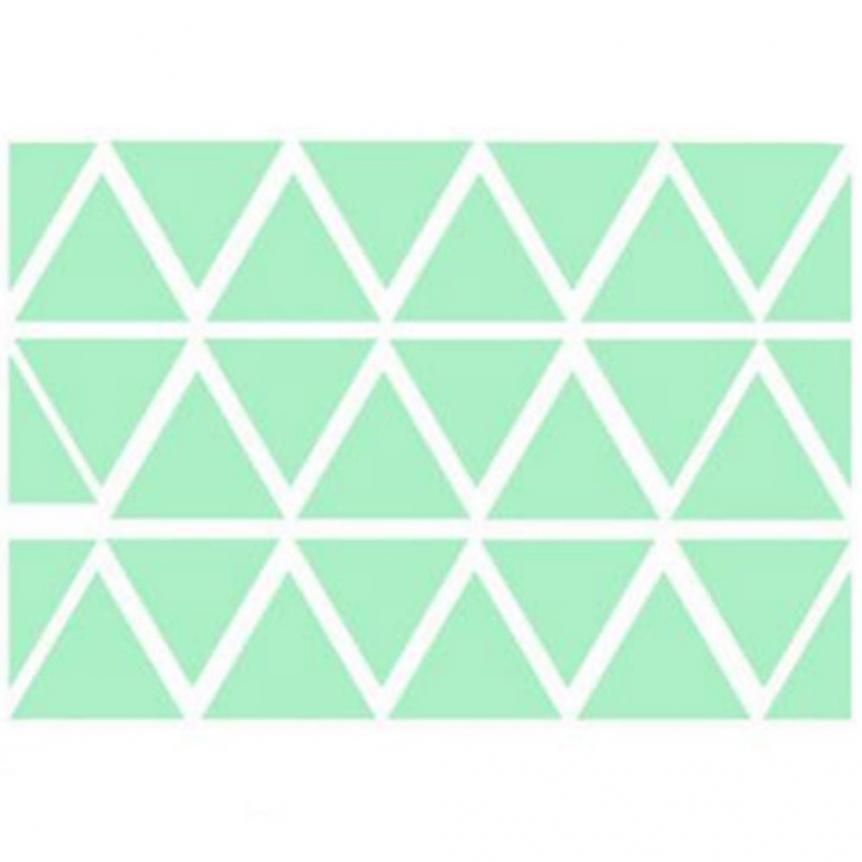 Wall Sticker Small Triangle Luminous Living Room Bedroom B kdrop Decorative Decal