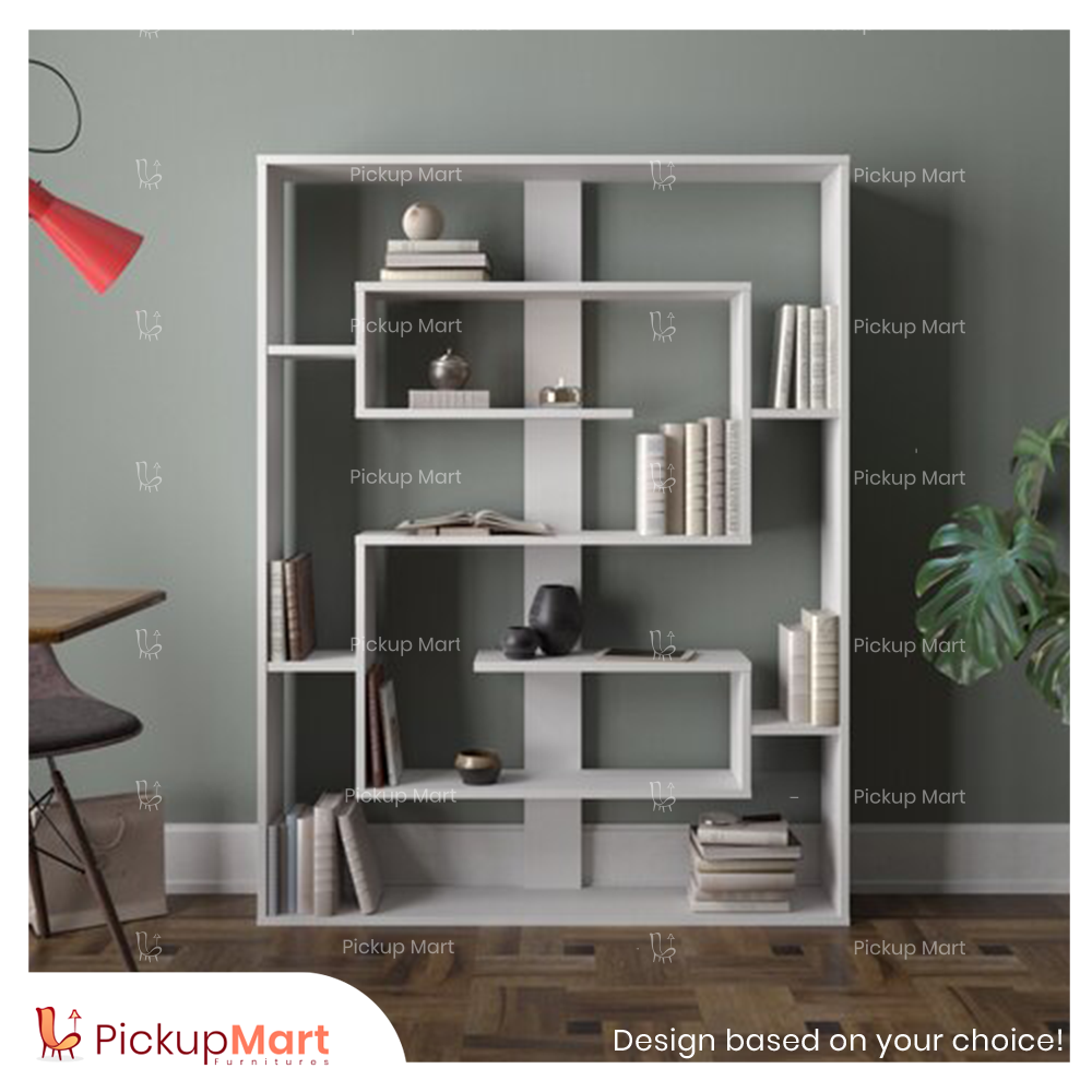 Laminated Board Book Shelf | Showpiece Rack | Living Room furniture | BS - 28