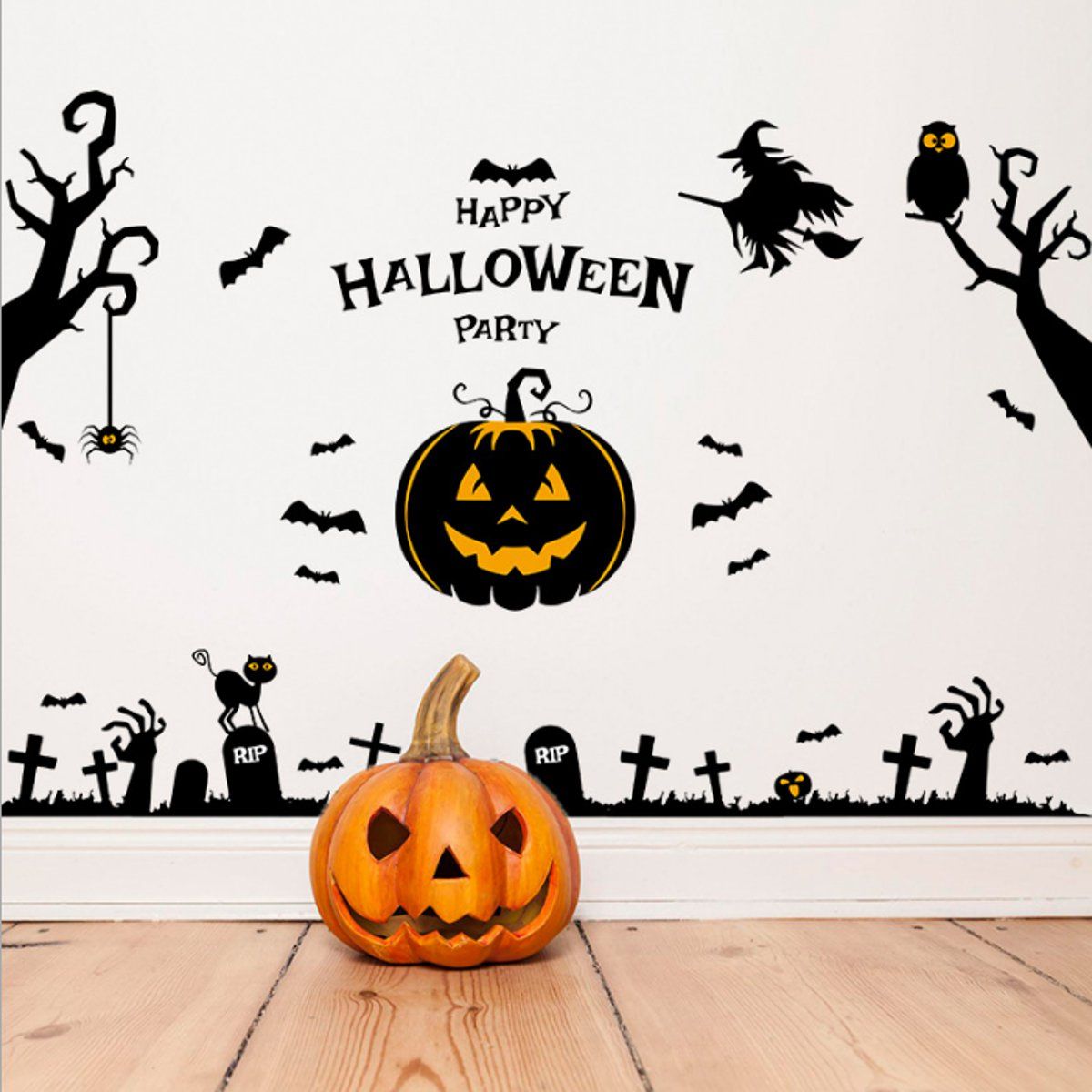 Pick for you  Halloween Wall Stickers Vinyl Decal Murals Kids Room Home Party Festival Decor