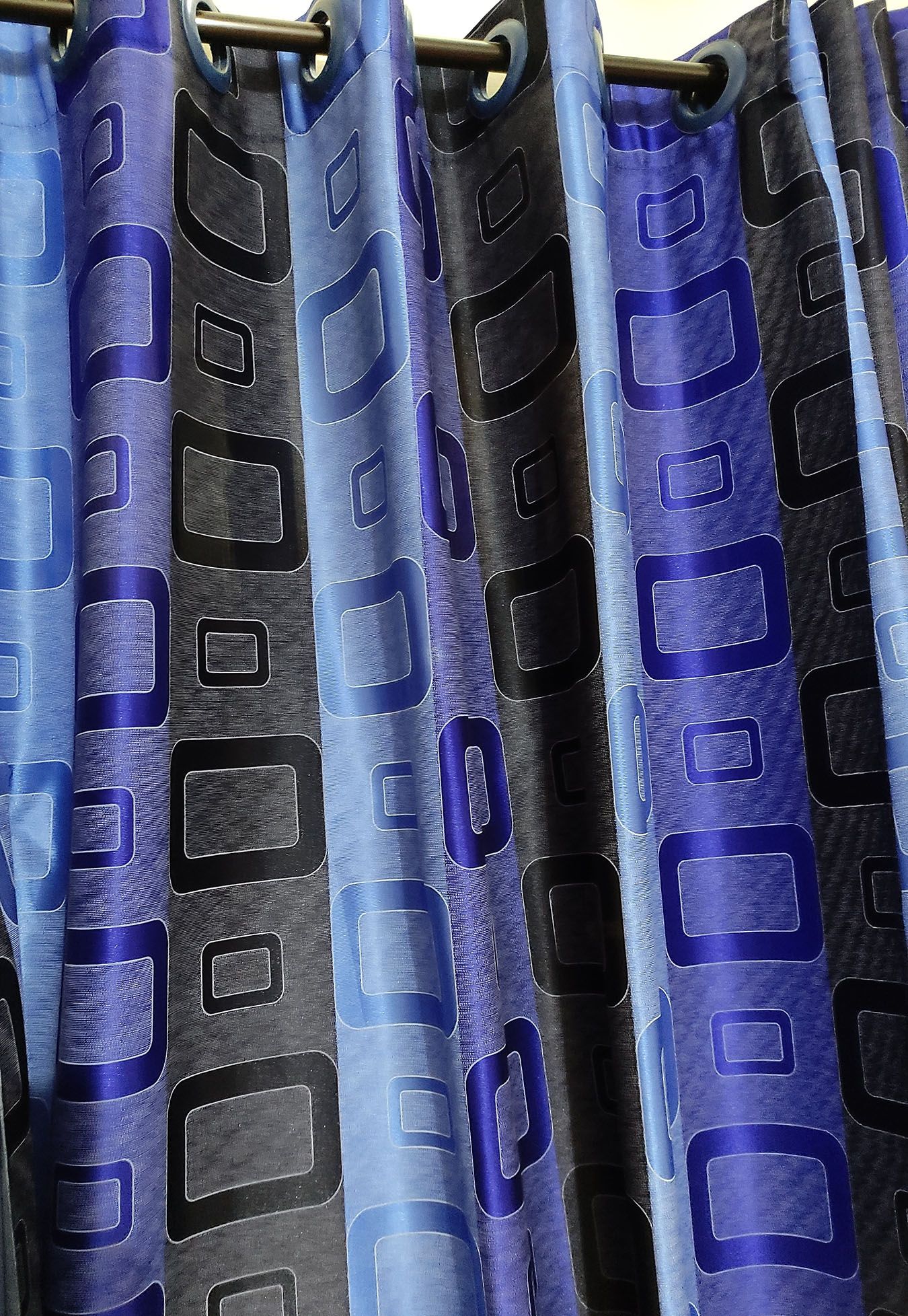 Synthetic Curtain (পর্দা ) ( 1 pcs price ) Color: Blue.