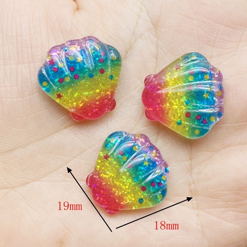 10/20Pcs Cute Resin Mini Shining Ocean Series Flat back Cabochons Scrapbooking DIY Jewelry Craft Decoration Accessories F72