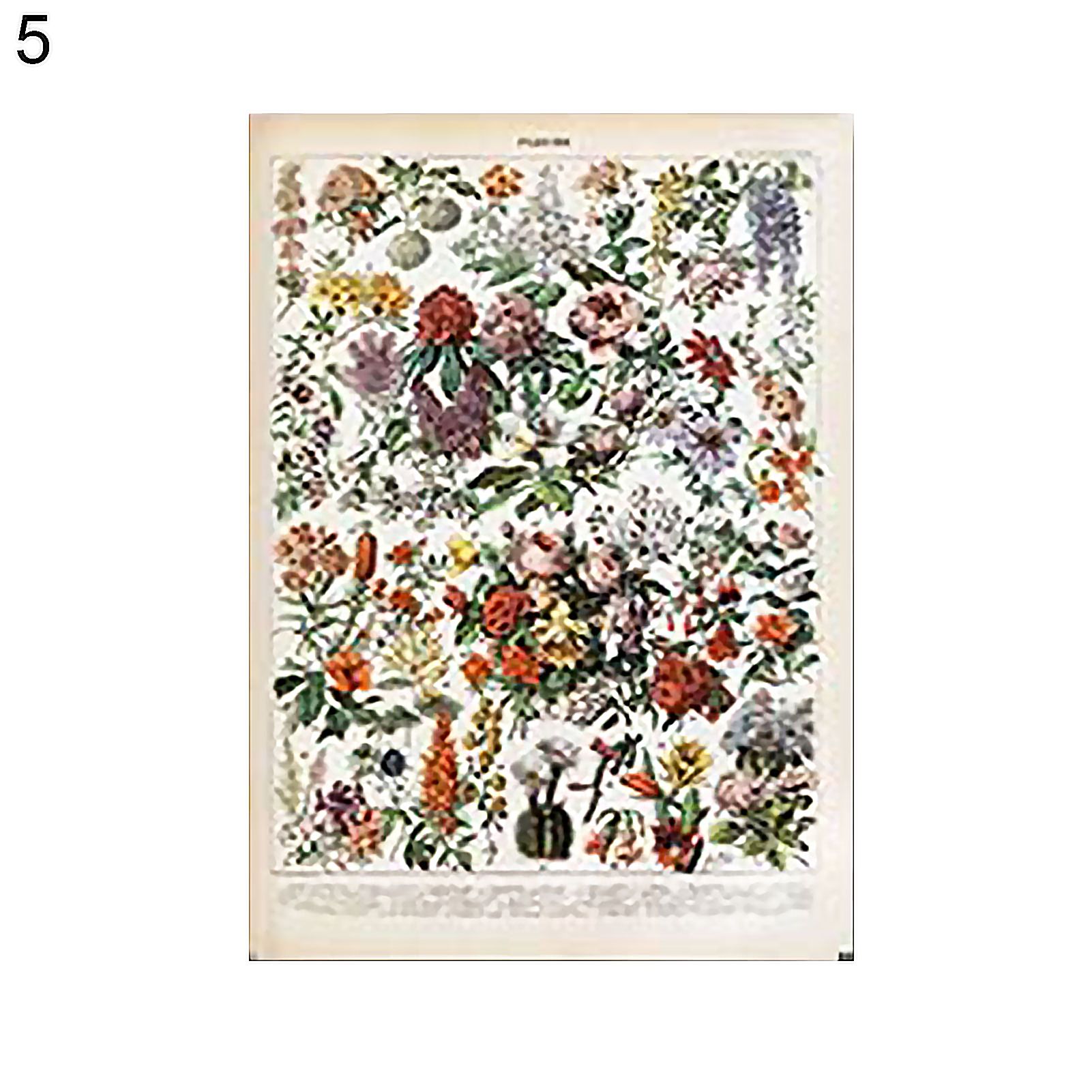 Mushroom Wall Art Vintage Universal Canvas Wall Picture Print  Modern Family Bedroom Decor for Home