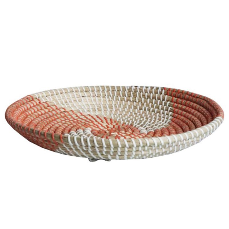 Woven Basket Bowl Wall Hanging Handmade Decorative Bowl with Hook Chic Perfect Housewarming Gift for Her