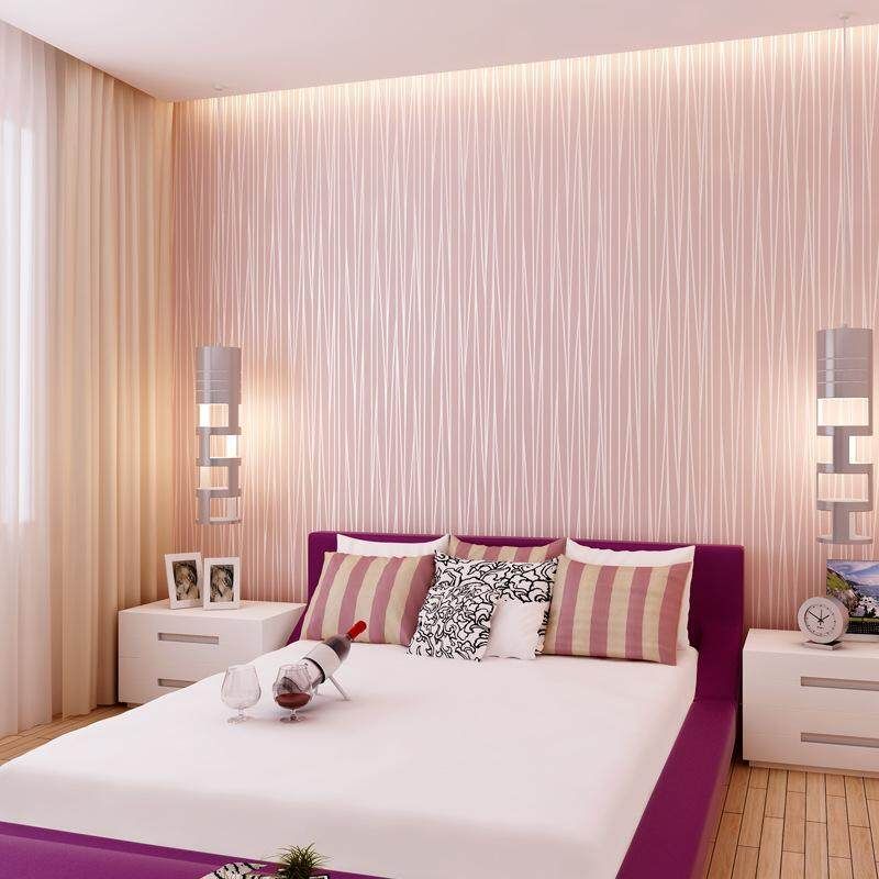 Panda Online 100x53cm/39.4x20.9inch Self adhesive Waterproof Wallpaper Home Decor For Living Room Stripes Wall Stickers