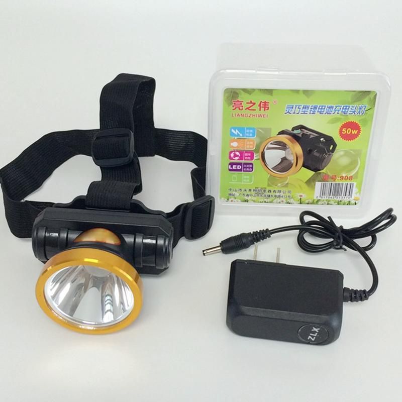 50W LED Headlamp Strong Power Charging Headlight Flashlight Hunting Head Light