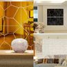 Removable 3D Moire Patternrror Wall Sticker Home Room DIY Decal Art Mural