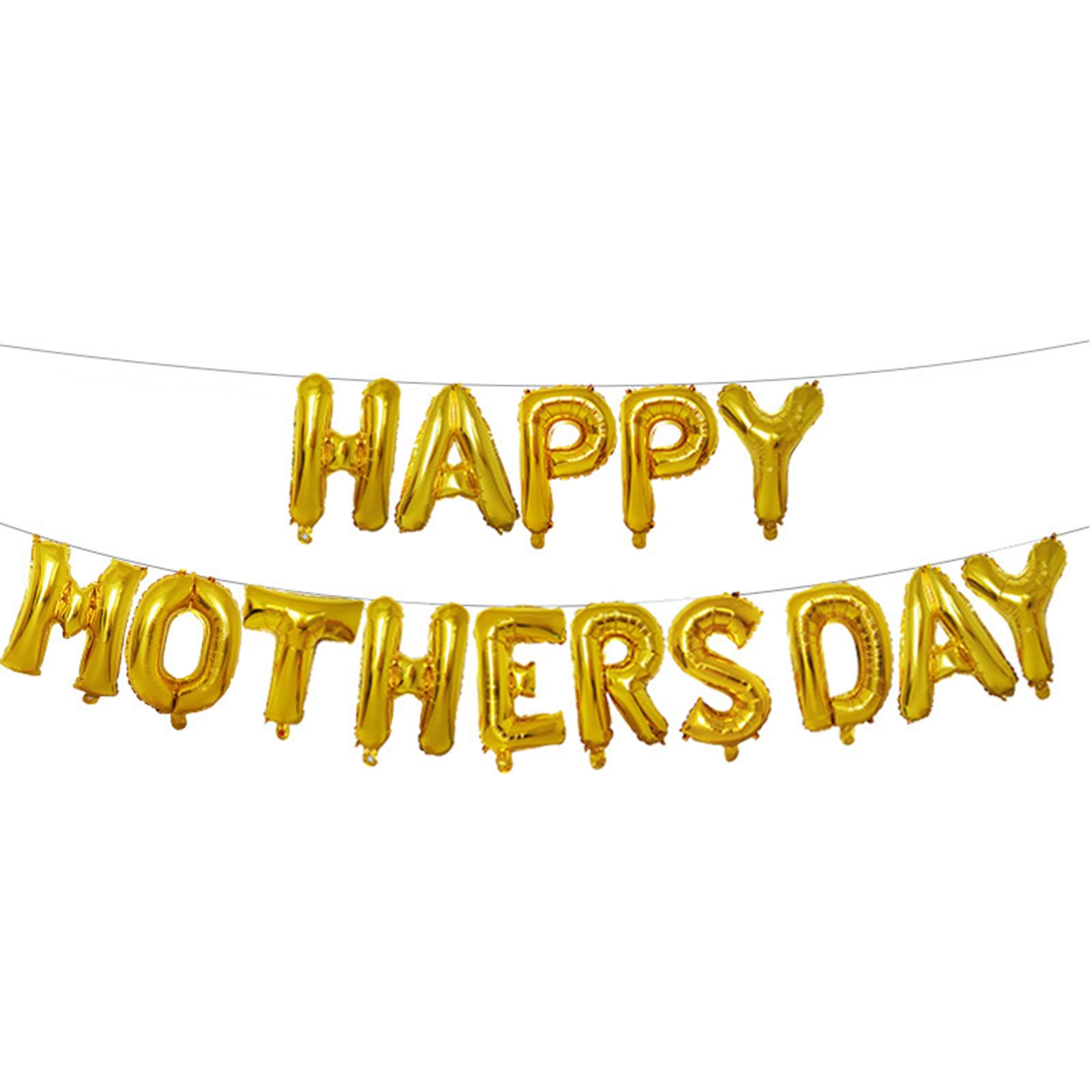 16 Inch Holiday Balloon Letter Shape Bright-colored Aluminum Foil Home Letter Balloon for Party