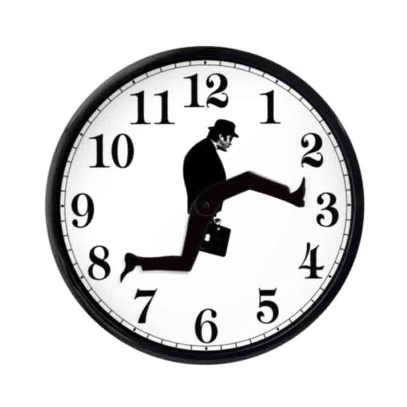 Clock Decor Meaningful Interesting Novelty Silly Walks Clock