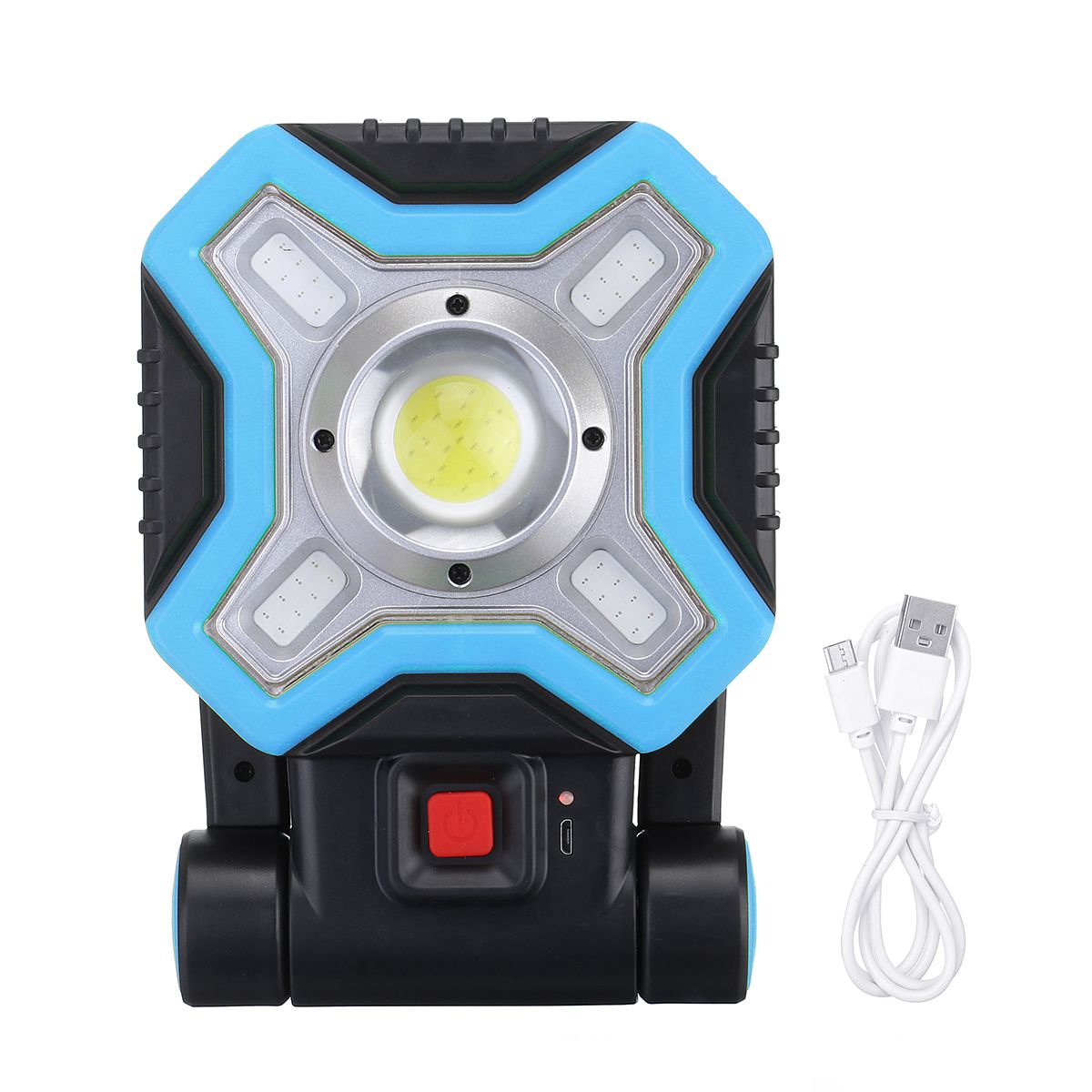 5W COB Solar&USB Power Work Light Led Camping Light Portable Emergency Lamp Outdoor Range 100-200 Meters