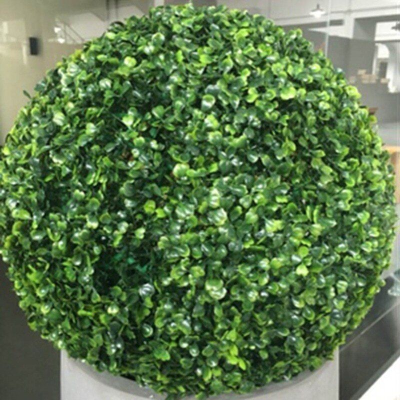 12-40cm Artificial Grass Topiary Balls Out/Indoor Hanging Ball For Wedding Party Diy Hotel Home Yard Garden Decoration