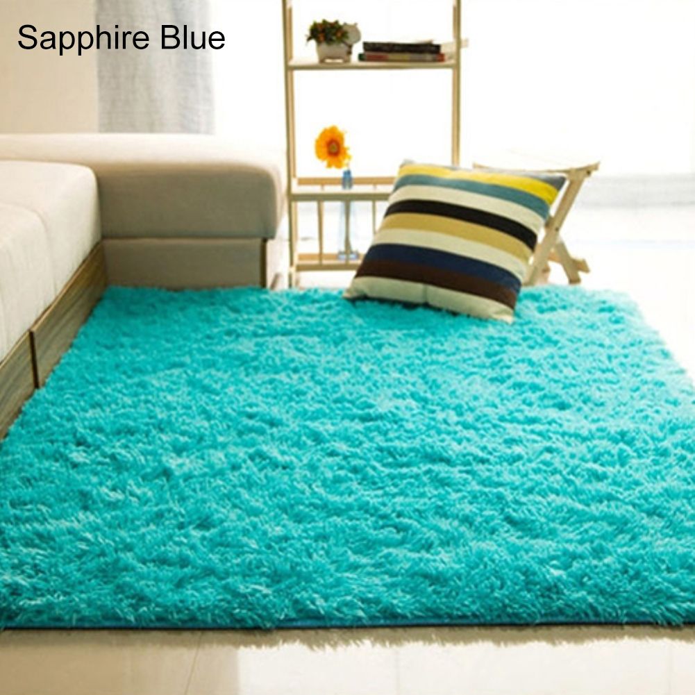 Home Living Room Bedroom Floor Carpet Mat Soft Anti-Skid Rectangle Area Rug