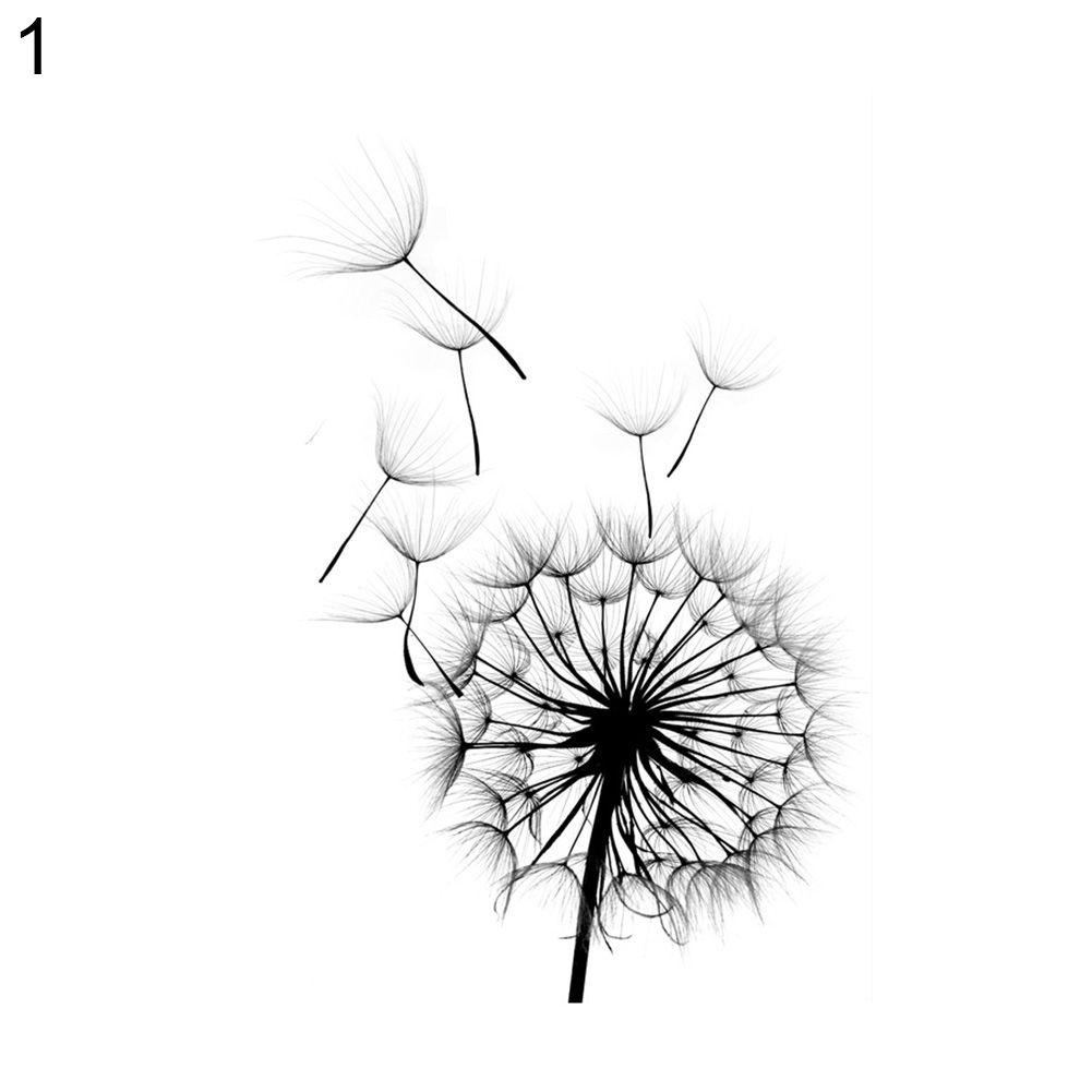 Dandelion Feather Canvas Painting Living Room Bedroom Picture Poster Wall Decor