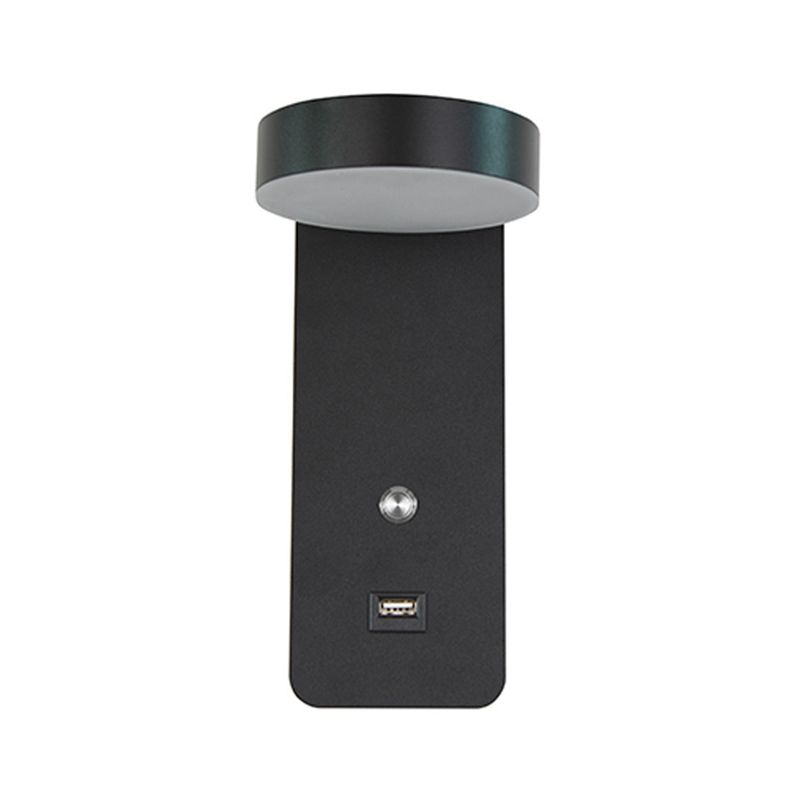Indoor Led Wall Lamps 9W Dimming Wall Lamp with USB Charge Bedroom Living Room Nordic Modern Bedside Wall Lighting