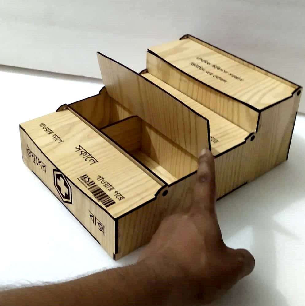 Vitamin Cabinet Medicine Box, The product shown in the photo is given to the customer