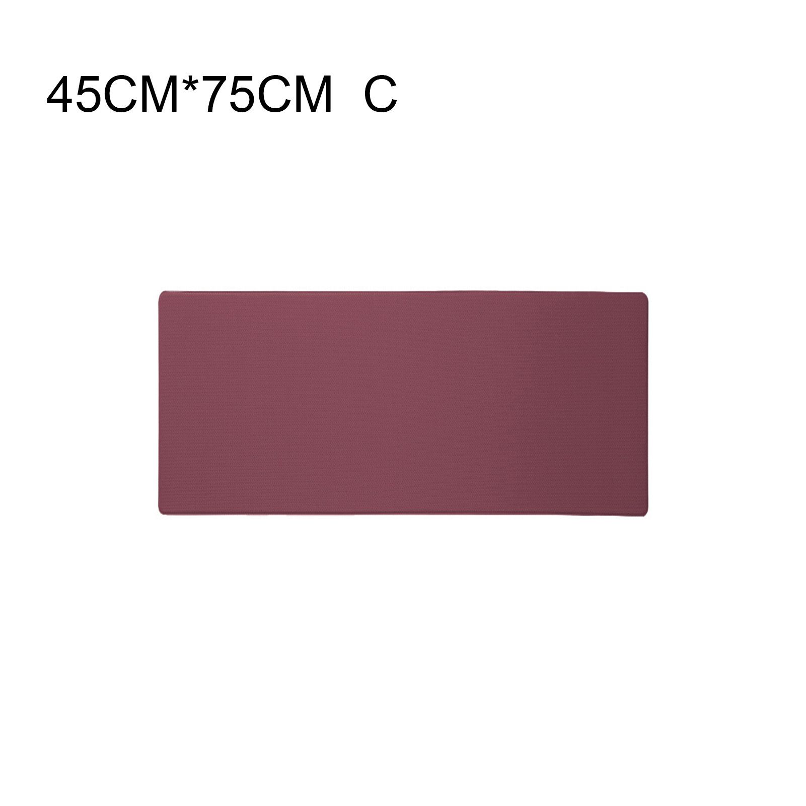 Anti-slip Mat Oil-proof Waterproof Solid Color PVC Braided Kitchen Foot Pad for Home