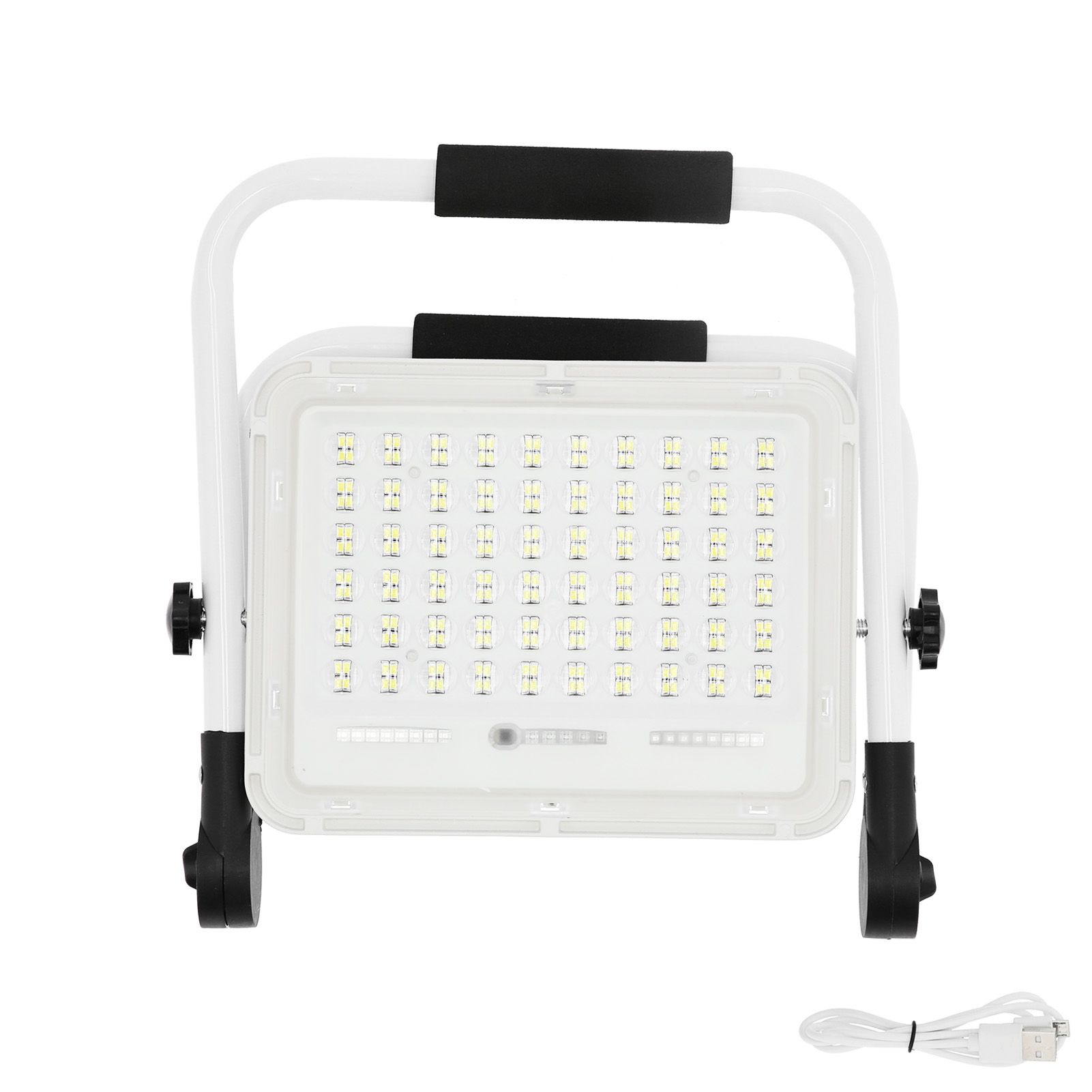 Work Light 240LED 8000LM Brightness Various Lighting ModesB Solar Charging Re AU
