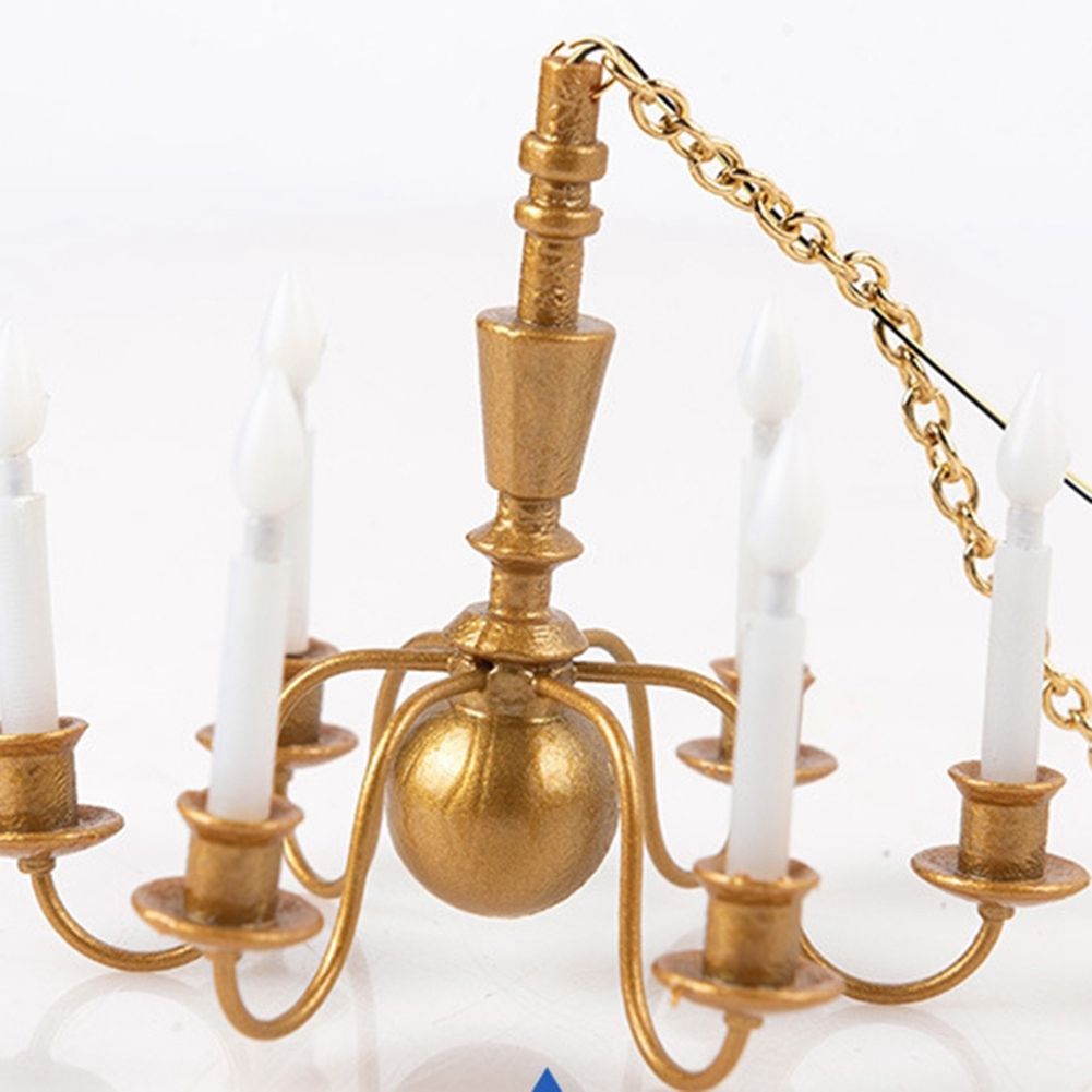4PCS Mini Street Lamp Model Mini Landscape Home Decoration