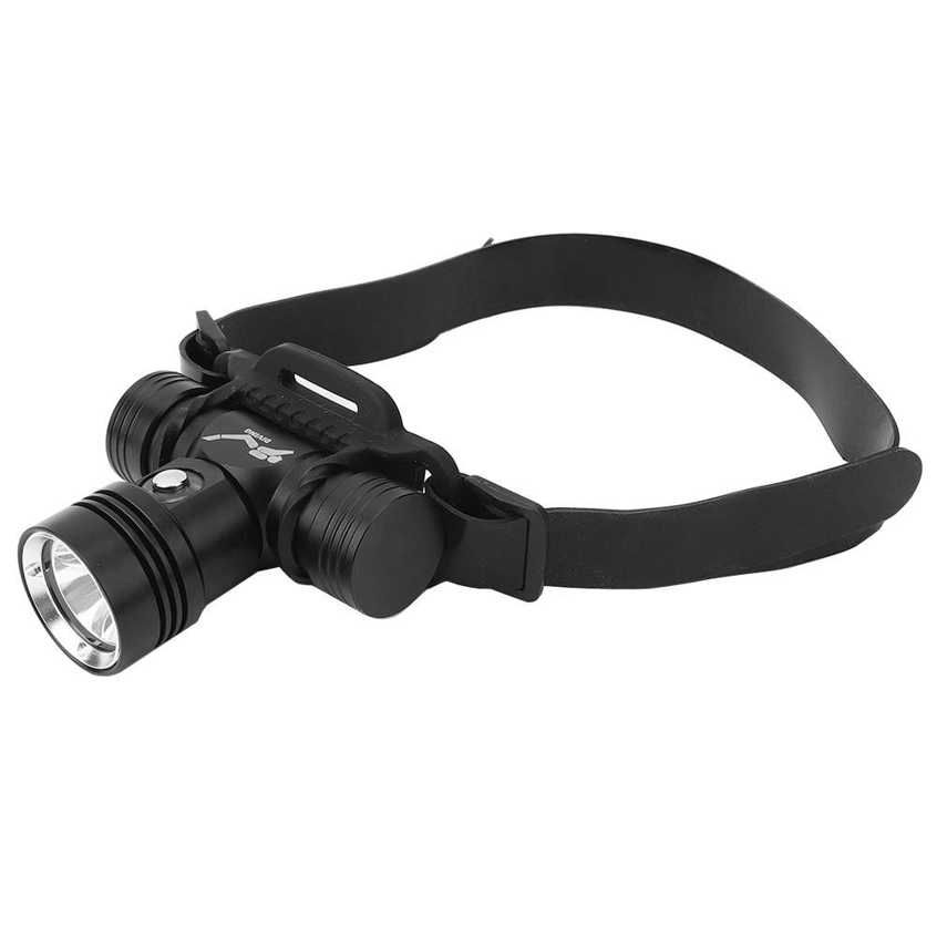 Headlamp Waterproof LED Diving Underwater High Brightness Head Light for Land and Water Use