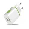 Mini Porle Dual USB Ports LED Indicator Fast Charg Charger for Phone