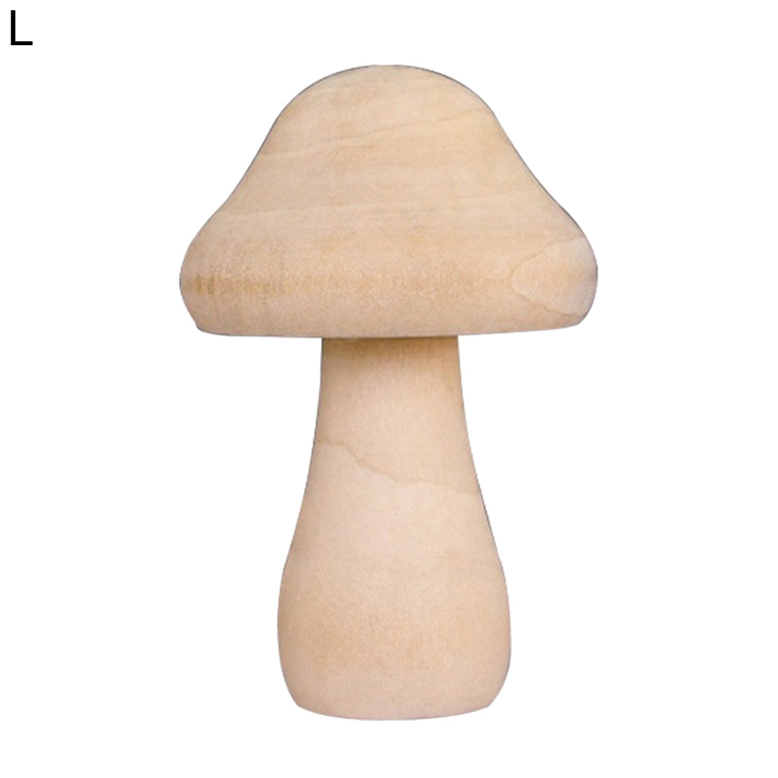 Wood Mushroom Decor Anti-deformation cro Lacape Decor Mushroom Figurine