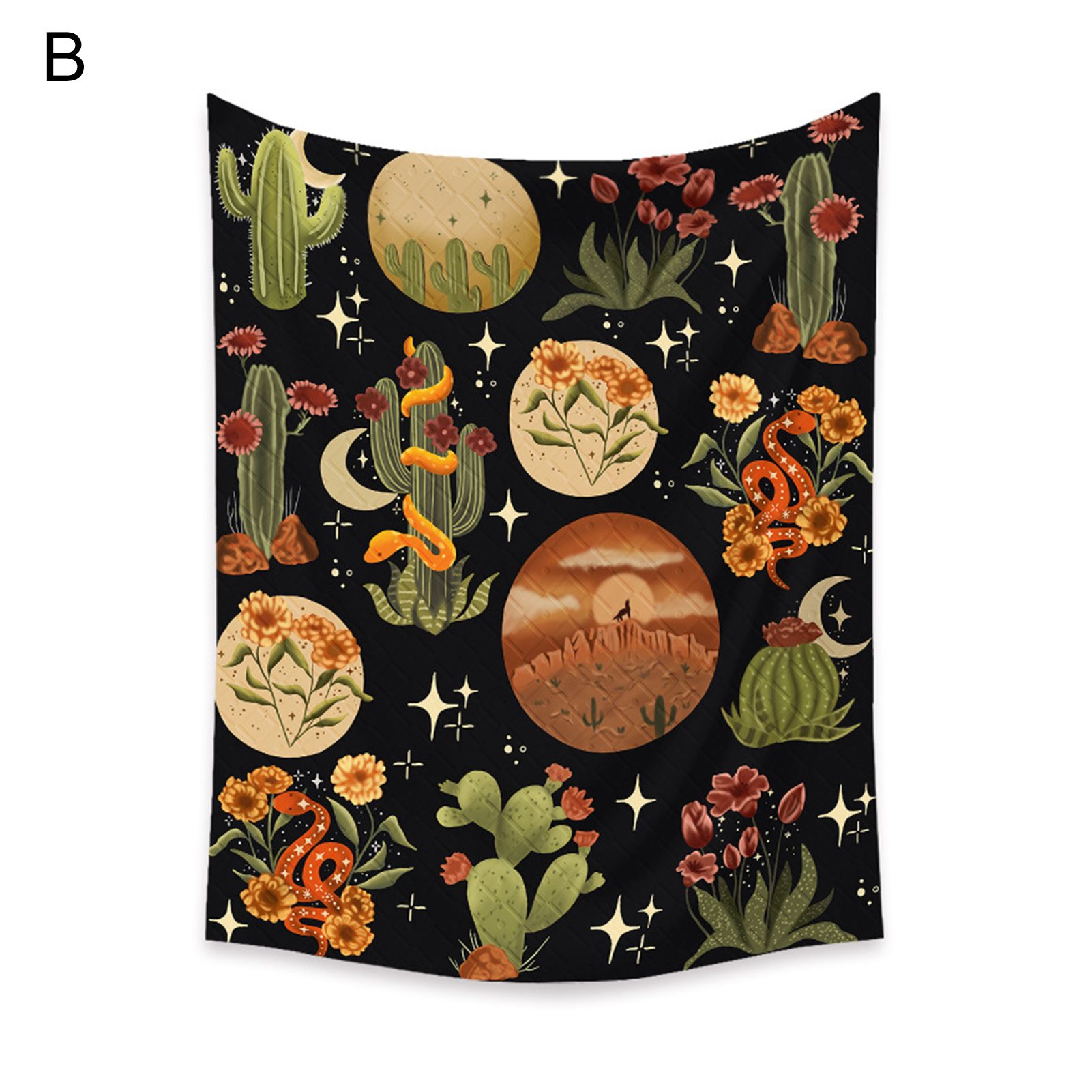 DecorativeTapestry Skin-friendly Polyester Machine Washable Hanging Blankets for Home