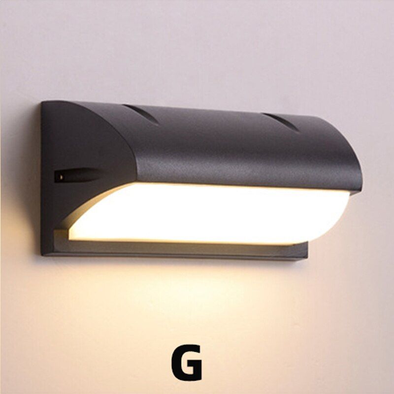 12W/18W/30W/50W LED Wall Light Outdoor Waterproof IP65 Porch Garden Wall Lamp & Indoor Bedroom Bedside Decoration Lighting