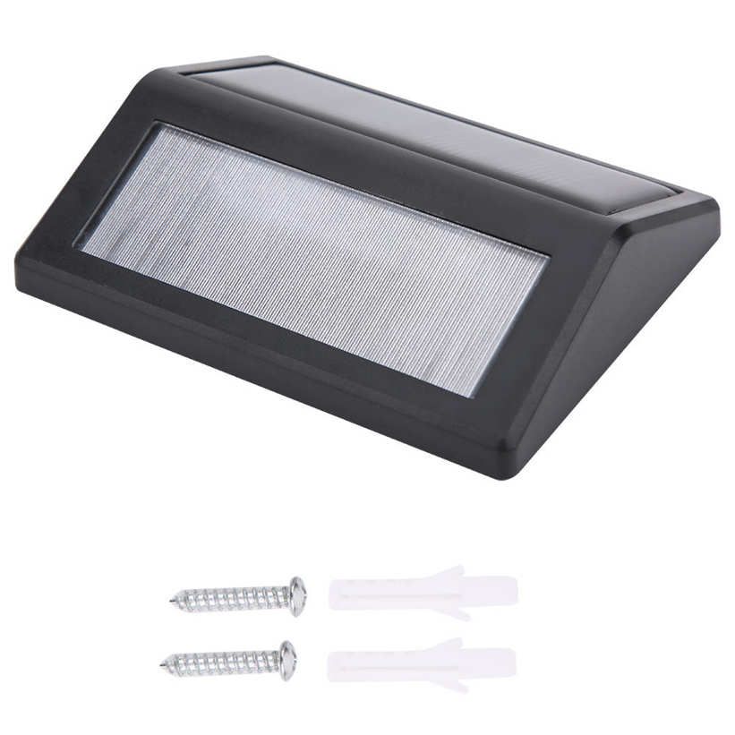 6LED Solar Stair Light Corridor Lamp for Outdoor Balcony Garden Courtyard Wall