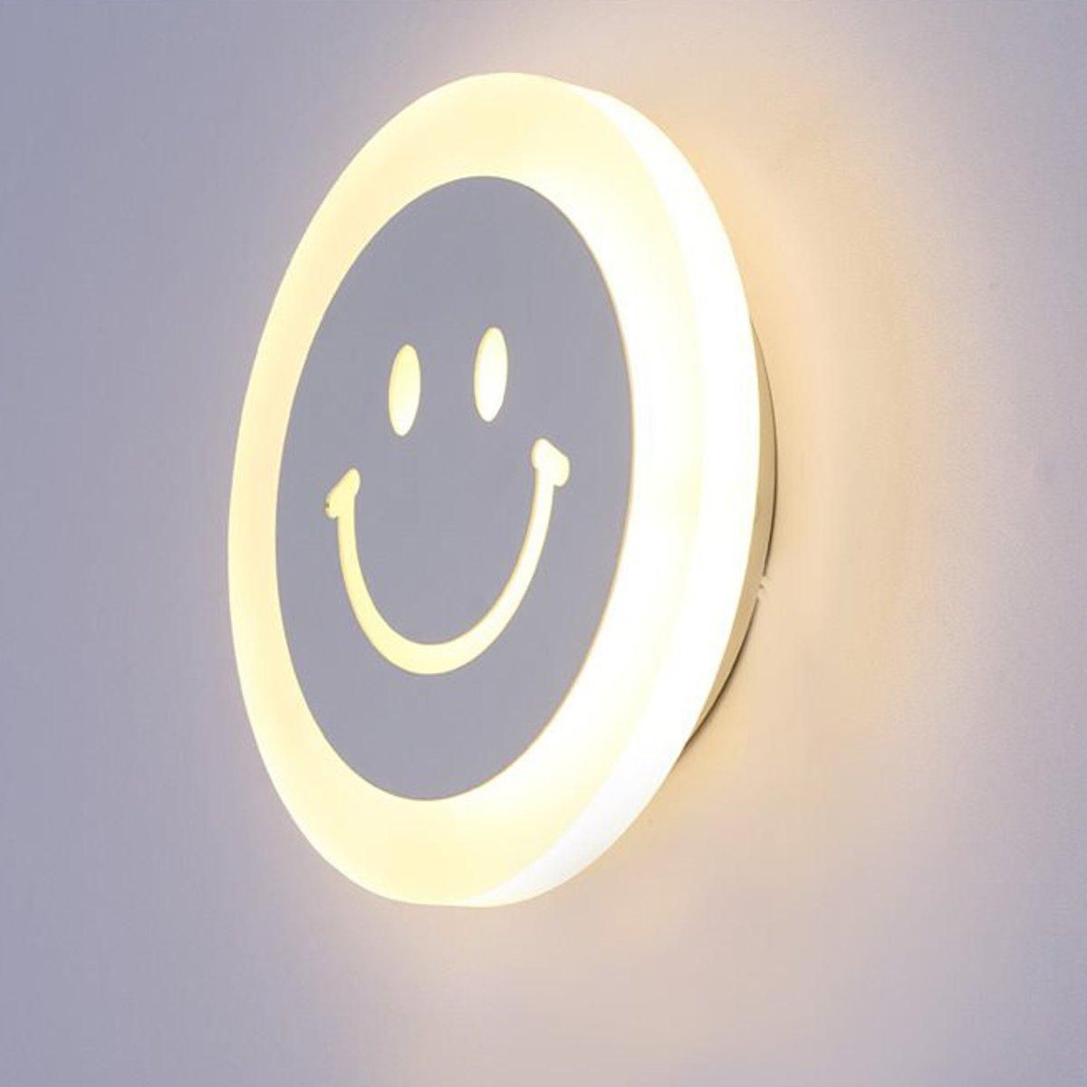【Global Collections】10W LED Round Smile Aisle Staircase Living Room Wall Light Indoor Bedside Lamp