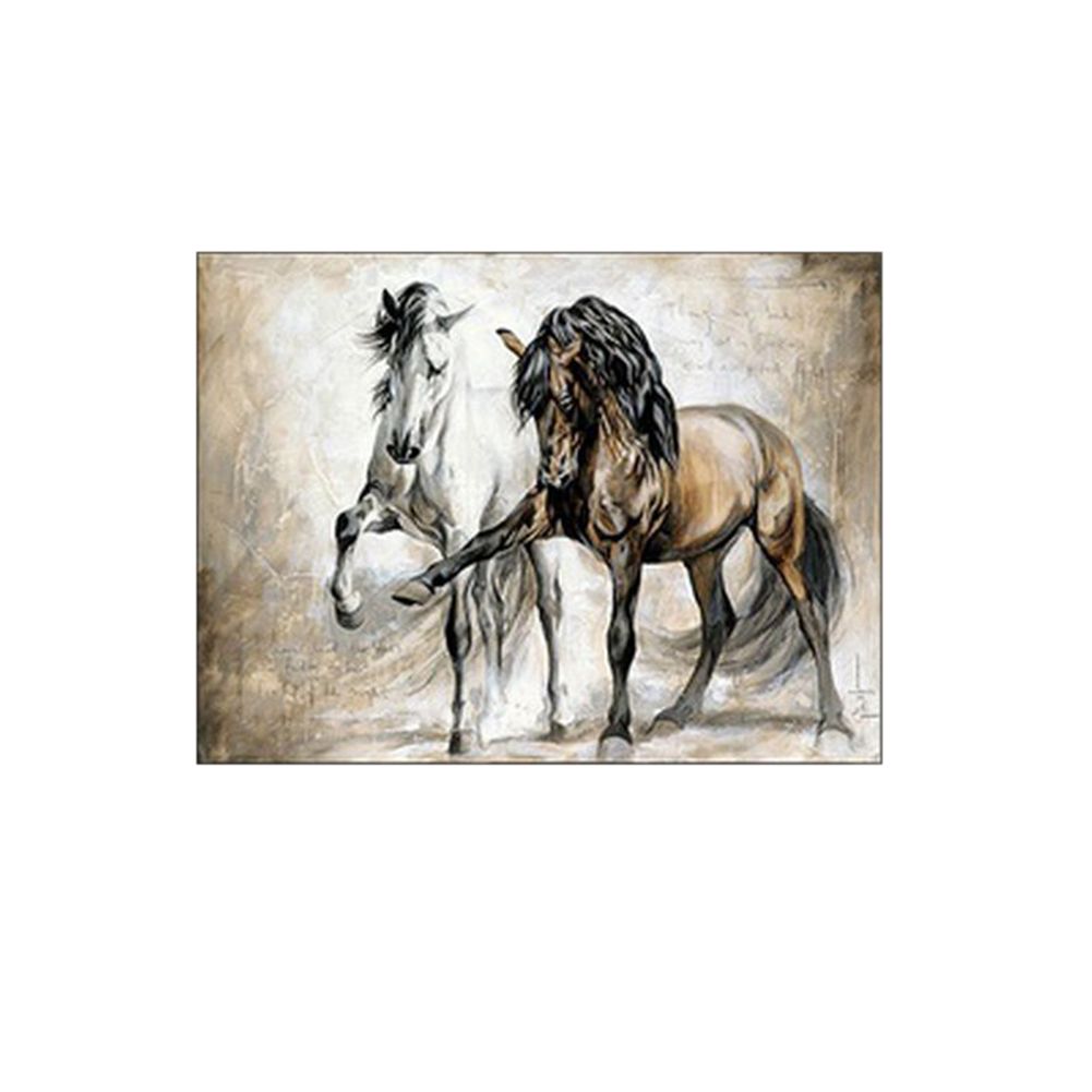 Nostalgia Poster Unframed Picture Horse Dance Wall Painting Living Room Decor