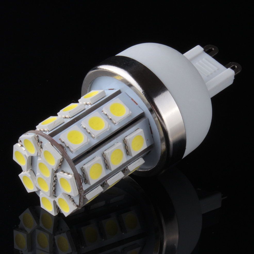 G9 220V 5050 SMD30 LED Warm/Cool White Light Lamp Bulb