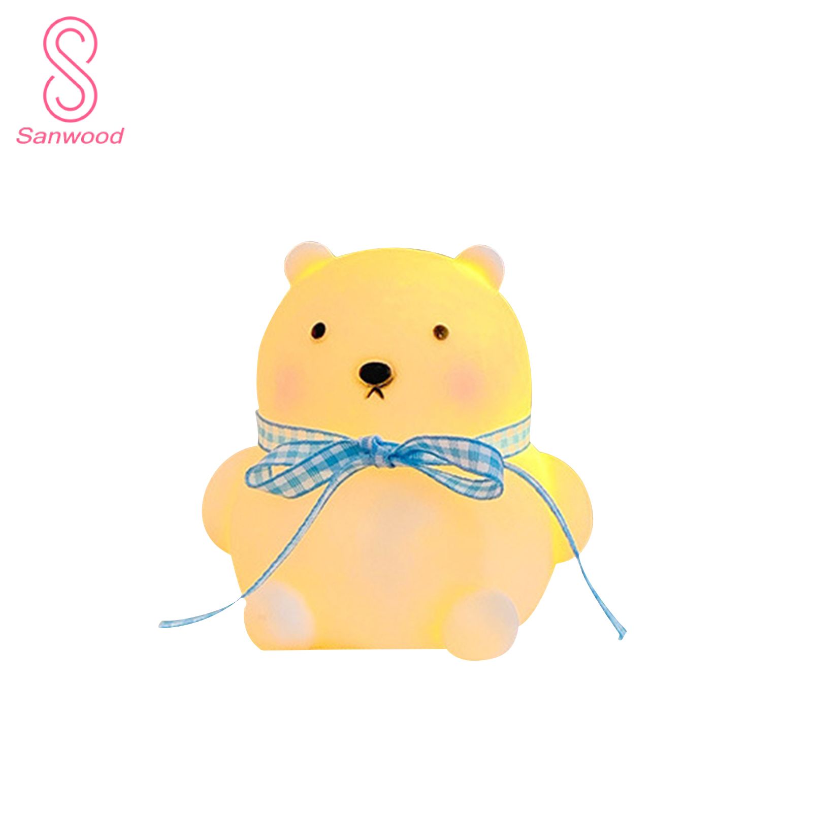 Cute Kids Little Duck/Bear Night Light Cartoon Creativity Bedroom Bedside Lamp