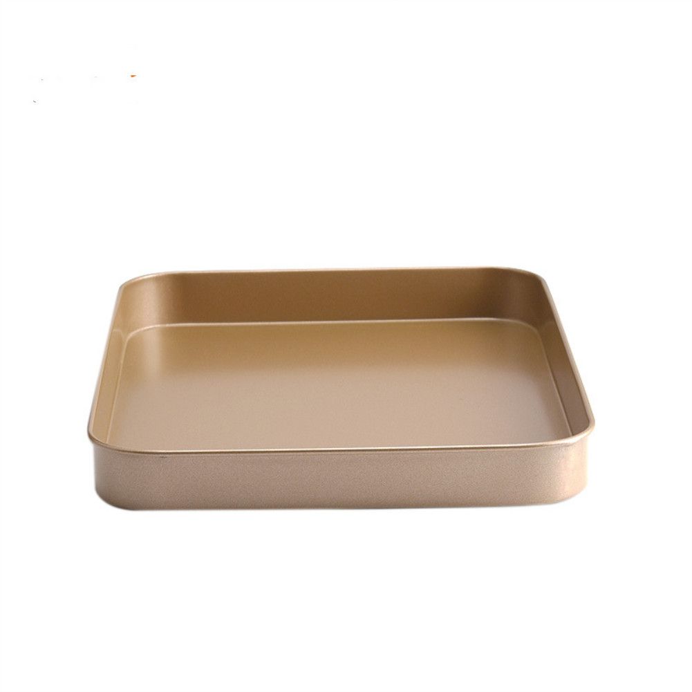 Yfashion 10Inches old Color Rectangle Carbon Steel Non-Stick Cake Bread Baking ray