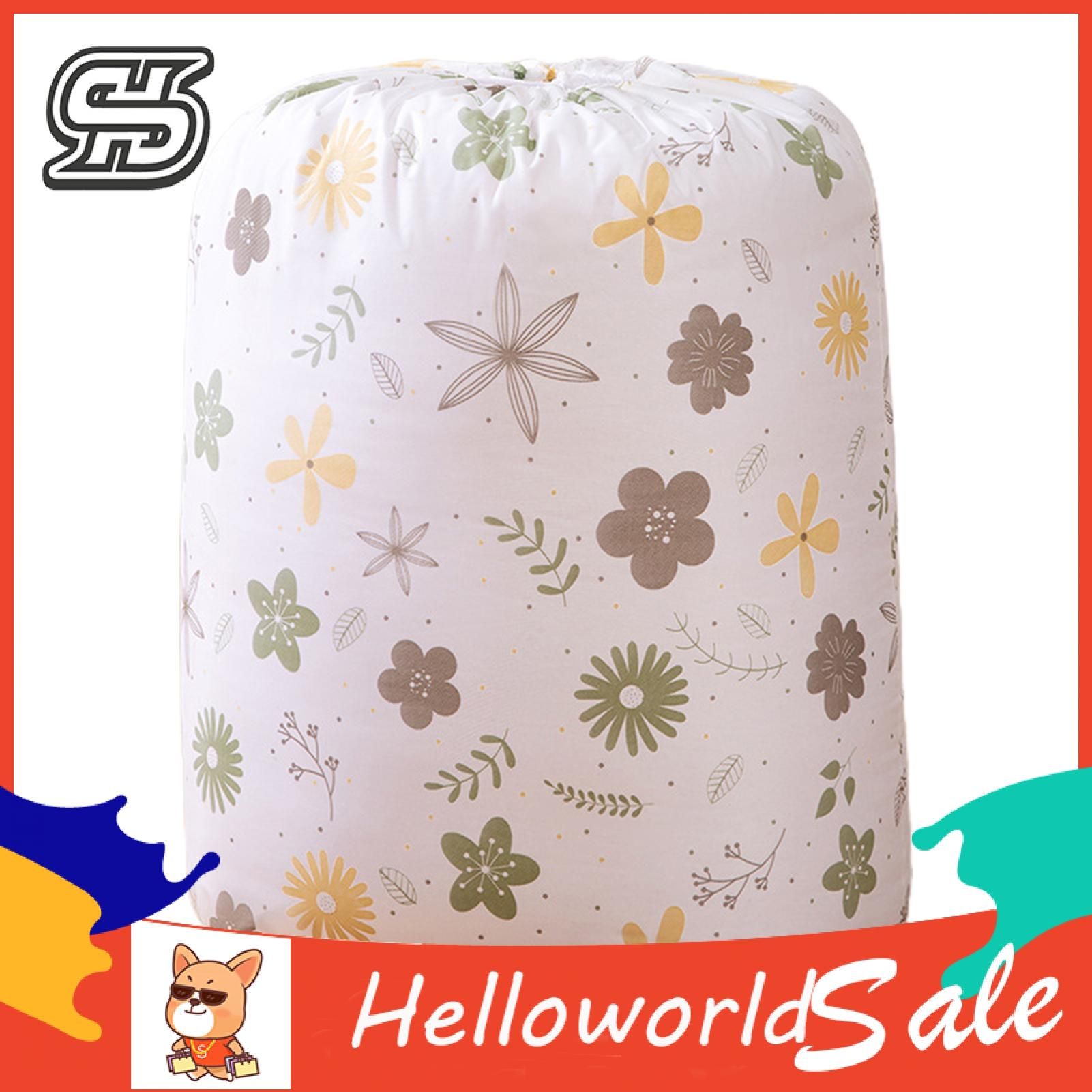 HelloWorld Blanket Storage Bag Washable Wide Opening Blanket Storage Bag