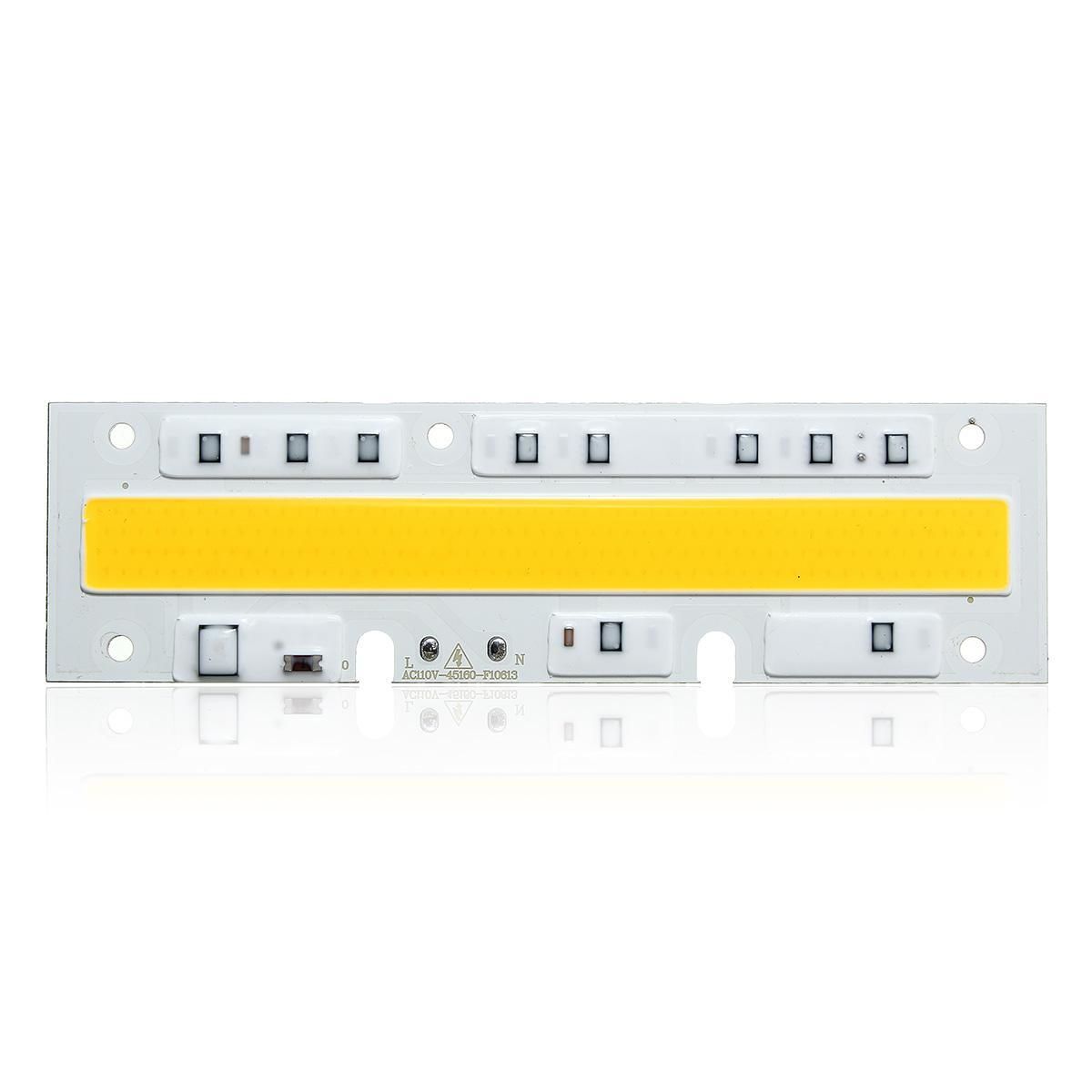 70W High Power Flood Light COB LED Lampada LUCE SMD Chip Bead 45x160mm (110V Warm White)