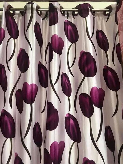 Synthetic Curtain পর্দা Porda Colour:Chocolate